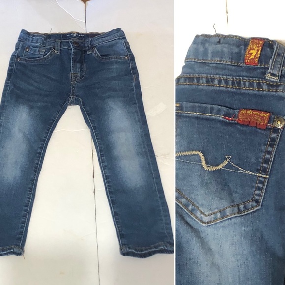 7 For All Mankind Other - 7 For All Man Kind Toddler Slimmy Denim Jeans